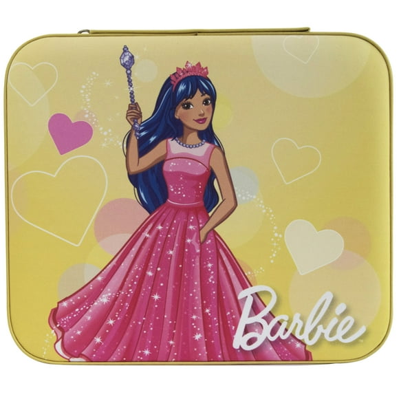 Barbie Heart Vegan Leather Jewelry Case by Mele and Co