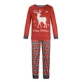 thumbnail image 4 of Traje de Navidad para padres e hijos Traje de padre e hijo de manga larga para hombres Ropa de casa estampada Traje de pijama Top + Pantalones Traje (papá) Traje de padres e hijos Fridja nalpqowj26686, 4 of 7