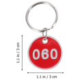 thumbnail image 4 of EeaseCA 100Pcs Convenient Key Tags Number from 1 to 100 Sauna Storage Number Tags, 4 of 9