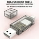 thumbnail image 4 of Lector de tarjetas SD USB-C Adaptador de tarjetas de memoria TF Transferencia de datos de alta velocidad Compatible con ordenadores portátiles, teléfonos y tabletas, 4 of 6
