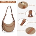 thumbnail image 3 of Saddle Bag for Women Shoulder Bag Crescent Purse Trendy Crossbody Bag Hobo Handbag, 3 of 6