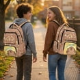 thumbnail image 2 of Jeiento Study Duck Camo Elementary Backpack Girls 6-8 School Large Capacity Bookbags Casual Rucksack with Multi Compartments 17 Inch School Backpacks, 2 of 7