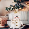 thumbnail image 4 of Navidad muñeca felpa estatuil estatua adornos regalos juguetes Monigote de nieve Zulema Muñeca de gnomo, 4 of 8