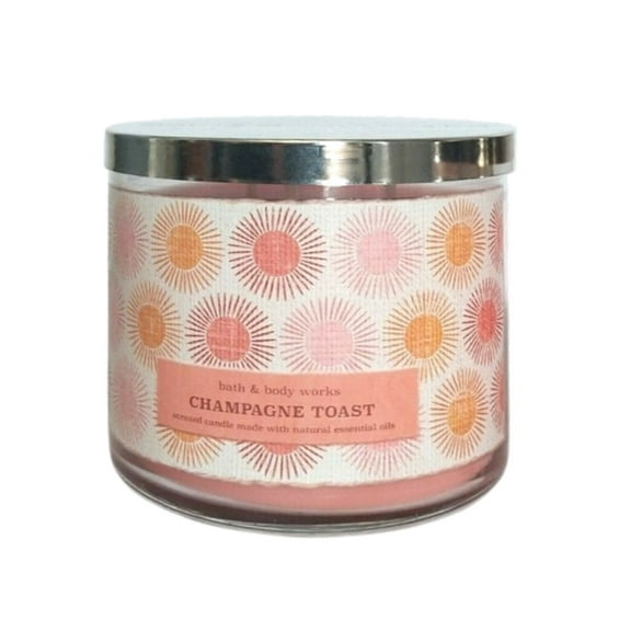 Bath and Body Works Champagne Toast 3-Wick Scented Candle (14.5 OZ / 411 G)