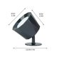 thumbnail image 3 of Lámpara de pared magnética, luz interior recargable con mando a distancia, función temporizador, brillo ajustable, luz nocturna alimentada por pilas de 2000mAh, 3 of 9