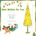 thumbnail image 4 of Costway 7 FT Whimsical Christmas Tree with Bendable Top, 366 Branch Tips, 160 LED Lights, 4 of 10