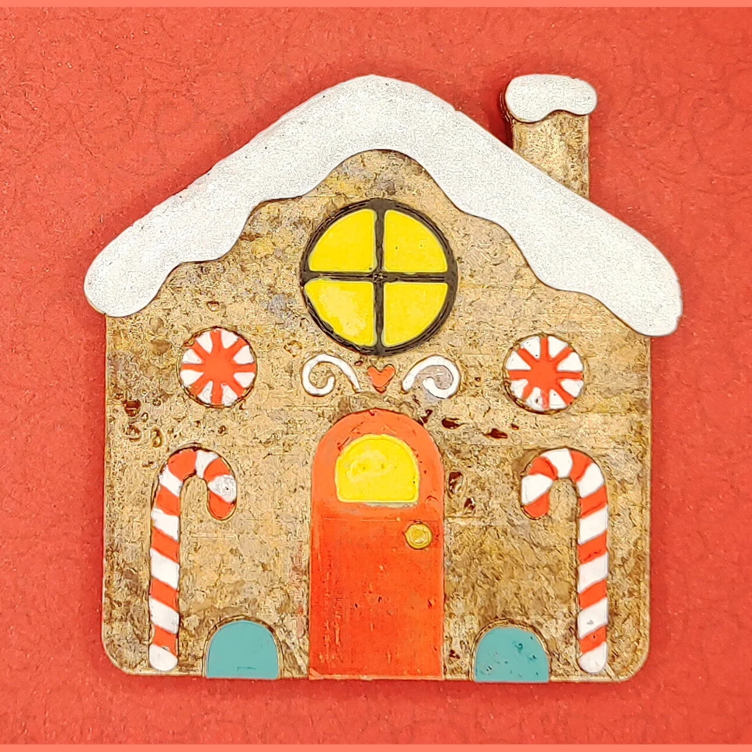 Gingerbread House Silicone Freshie Mold