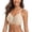 Beige, variant on Women Moisture Wicking Solid Bra Seamless Yoga Sleep Bra with Edge Support for Movement and Adjustable Comfort M Beige
