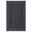 Black and gray, variant on 10x20 ft Outdoor Waterproof Rug.Reversible Plastic Straw Patio Mat. Diamond Pattern PP Straw Mat.Easy Clean. UV Resistant.Lightweight Foldable Rug for Patio Deck Backyard