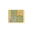 thumbnail image 2 of Historic County Map - Cottonwood County Minnesota - Peterson 1898 - Vintage Wall Art, 2 of 4