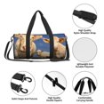 thumbnail image 6 of Bingfone Cows Cattles Print Gym Duffle Backpack for Men Women,Travel Weekender Carry-On Bags with Detachable Back Pack Straps for Traveling Overnight Climb Sports, 6 of 8