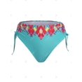 thumbnail image 3 of Tamaño más rizado Cinched Geometría baño tankini Rosegal  Camisetas sin mangas de talla grande, 3 of 5