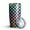 Gradient Color Checkered, variant on 20oz Tumblers Yellow White Checkerboard Checkered Pattern Stainless Steel Vacuum Insulated Double Wall Travel Tumbler Cups Mug with Lid and Straw,Cleaning Brush for Cold & Hot Drinks