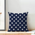 thumbnail image 4 of 4th of July Pillow Covers 18x18 Set of 2, Memorial Day Blue Stars Decorations Throw Pillow Covers Patriotic Independence Day Cushion Case for Couch Sofa Summer Home Outdoor Decor, 4 of 6