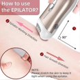 thumbnail image 4 of Epilator For Women - 2 In 1 Hair Removal Epilator Electric Lady Shaver For Bikini, Leg, Arm, Underarm, Chin, Rechargeable Bikini Trimmer Body Hair Rem, 4 of 4