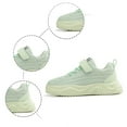 thumbnail image 6 of REDARER Girls Lightweight Sneakers for School, Breathable Comfortable Everyday Shoes with Fixed Design, Casual Walking Shoes,Color:Green,Size:8-9 Years, 6 of 9