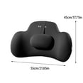 thumbnail image 3 of Gmogad Car Memory Foam Lumbar Cushion Protective Lumbar Back Cushion Lumbar Cushion Car Cushion Black, 3 of 8