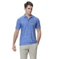 thumbnail image 2 of Damipow Men's Short Sleeve Performance Golf Polo Shirt with Quick Dry Fit Moisture Wicking, 2 of 6
