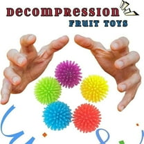 Aodebiao Massage Ball for Stress Relief Hand Foot Muscle Relaxation Therapy Sensory Toy Portable Pain Relief Roller Office Home Travel PVC Massage Tool for Neck Back Shoulder Plantar Fascia