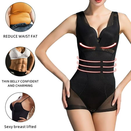 

Babysbule Womens Clearance Shapewear Woman s Solid Color Fashion Bodysuit Chest Cushion Comfortable Out Bra Underwear
