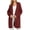 Wine, variant on Edvintorg Long Cardigans for Women Plus Size Open Front Knit Cardigan Long Sleeve Loose Casual Cardigans Fall Winter Clothes Women White S-3XL