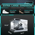 thumbnail image 4 of ANTBOX Smart Control Shoe Box, Stackable Sneaker Display Case with LED Lights, Auto-Opening (4 Pack) - AT-B01, 4 of 6