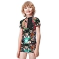 thumbnail image 2 of My Hero Academia Boys Rash Guard Set 2 Piece Swimsuits Short Sleeve Bathing Suits with Trunks, 2 of 7