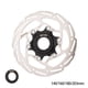 thumbnail image 2 of Conjunto de freno de bicicleta Irfora Rotor de freno de disco de bloqueo central de bicicleta Rotor de bicicleta de acero inoxidable con anillo de bloqueo para bicicleta de carretera de montaña MTB, 2 of 7