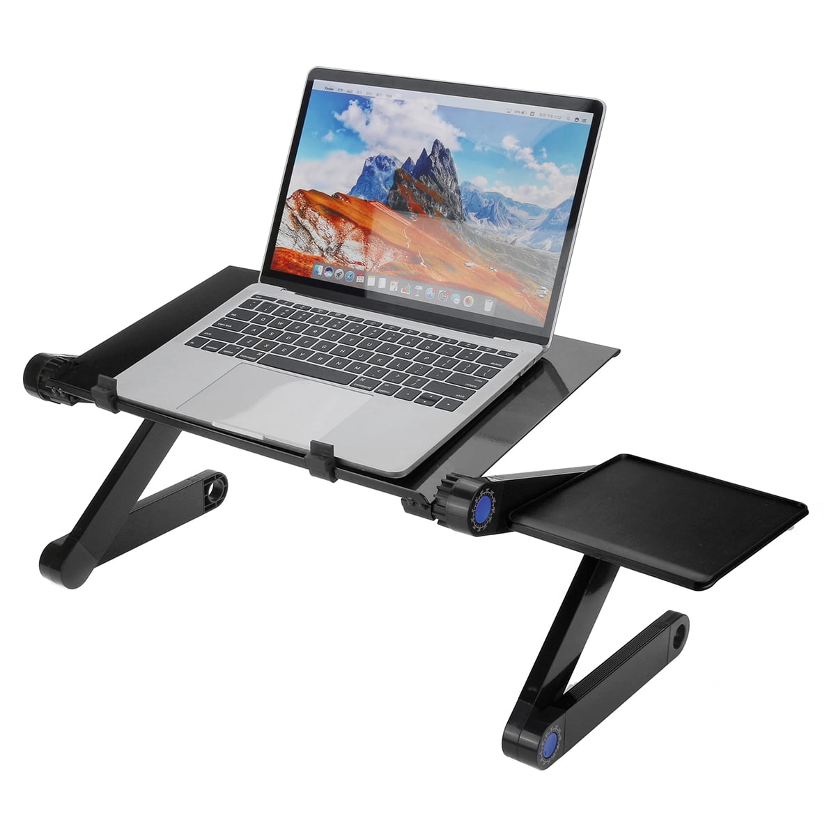 Laptop Notebook Adjustable Folding Desk Table Stand Bed Tray with Cooling Fan 