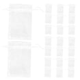 thumbnail image 5 of WHAMVOX 50pcs Reusable Organza Storage Bag With Drawstring Large Capacity Mesh Sachet Bag Empty Pouch For Weddings And Party Favors, 5 of 8