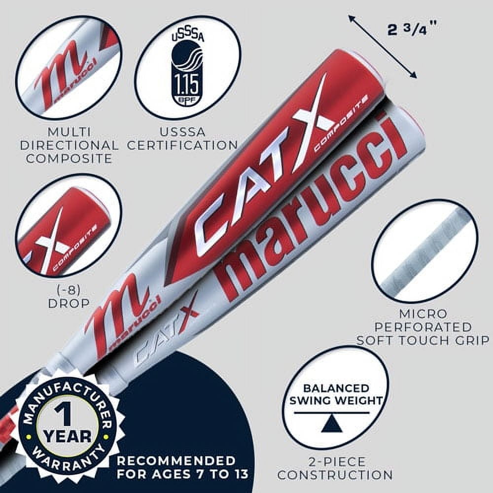 2023 Marucci Cat X Composite Usssa Baseball Bat -8 31 23