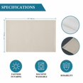 thumbnail image 6 of Watercolor Minimalist Pure Color Placemats Set of 4,Wipeable Washable Table Mats for Dining Tables, White Modern Art Place Mats for Kitchen Event Party Tabletop Decor, 6 of 9