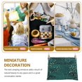 thumbnail image 3 of Mini Tent Model for Decor Doll House Accessory Wood Polyester, 3 of 4