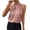 Dark Pink, variant on Women Summer Tops Halter Sleeveless Loose Fit Blouse Solid Color Smooth Satin Tank Tops Imitation Silk Party Office Vest Workwear