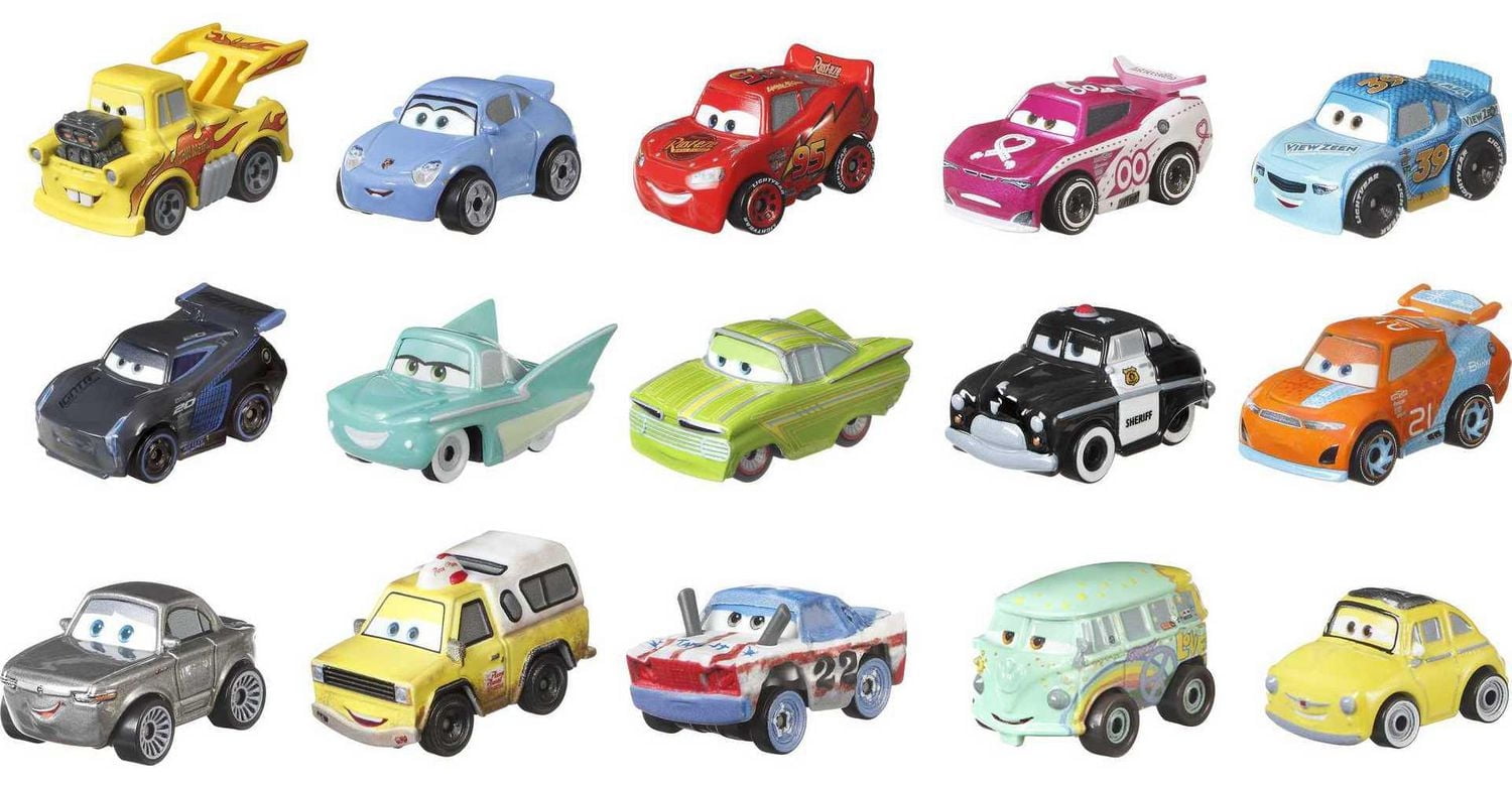 Disney Pixar Cars Mini Racers Variety 15-Pack