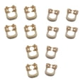 thumbnail image 2 of Transemion Durable Rubber Clamps For Long-Term Resin Den-tal Da-m Clips Autoclavable Large for Molar, 2 of 6