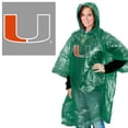 thumbnail image 1 of Wincraft 9960618732 NCAA Miami Hurricanes Rain Poncho, 1 of 1