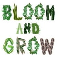 thumbnail image 3 of Bucheli, Jen 12x12 Black Modern Framed Museum Art Print Titled - Bloom And Grow, 3 of 5