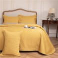 thumbnail image 1 of Juego de edredón de lujo con fundas de almohada, algodón egipcio, lado B, colcha acolchada, Funda de colchón, Sábana, lado A, 3 piezas, 1 of 5
