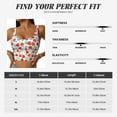 thumbnail image 5 of JUNZAN Strawberries Print Women's Workout Tank Tops - U Back Fitness Top with Built-In Shelf Bra, Perfect for Yoga and Gym-Small, 5 of 8