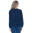 thumbnail image 2 of Alfred Dunner Womens Petite  Classic Chenille Pullover Sweater, 2 of 6