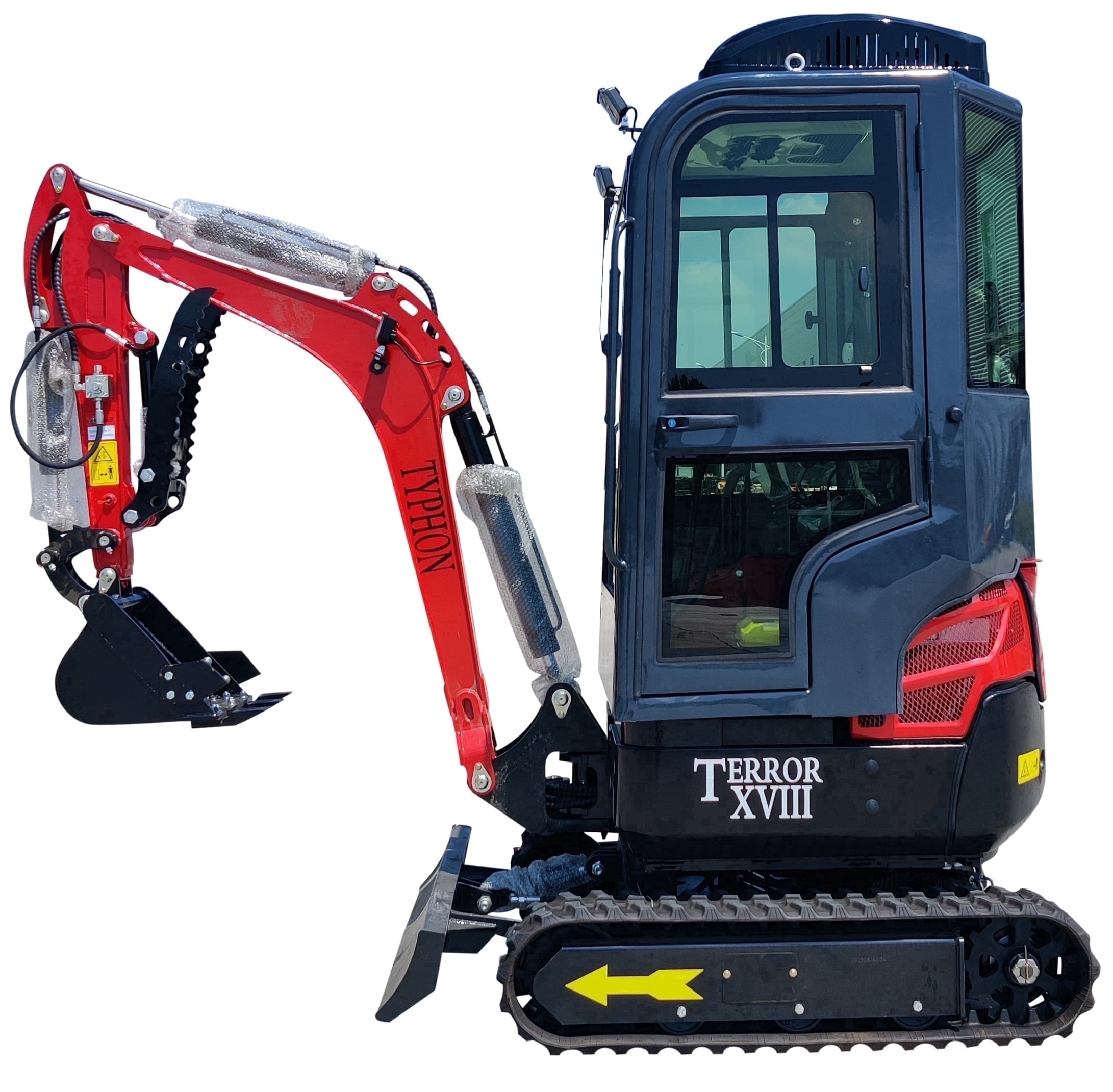 TYPHON Terror XVIII Mini Excavator – 4000lbs Digger with 0.03 Cbm