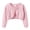 Pink, variant on Xyant Toddler Girls Cardigan Sweater Bolero Shrug Kids Long Sleeve Cropped Dress Up Button Closure Jacket Tops Sweaters for Toddler Girls (Pink,11-12 Years)