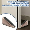 thumbnail image 6 of TALENO Door Stoppers for Bottom of Door,Spring Heightening Design Door Stoppers Heavy Duty,Effectively Fix the Door Door Stoppers for Wall,brown, 6 of 7