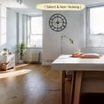 thumbnail image 5 of 24 Inch Large Modern Decorative Wall Clock Metal Home Decor Clocks for Living Room Kitchen, 5 of 8