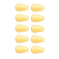 thumbnail image 1 of 10 Uds. Punta de interruptor Selector de pastilla guitarra eléctrica 3 vías 5 vías perilla tapa sombrero de plástico accesorios universales amarillo, 1 of 12