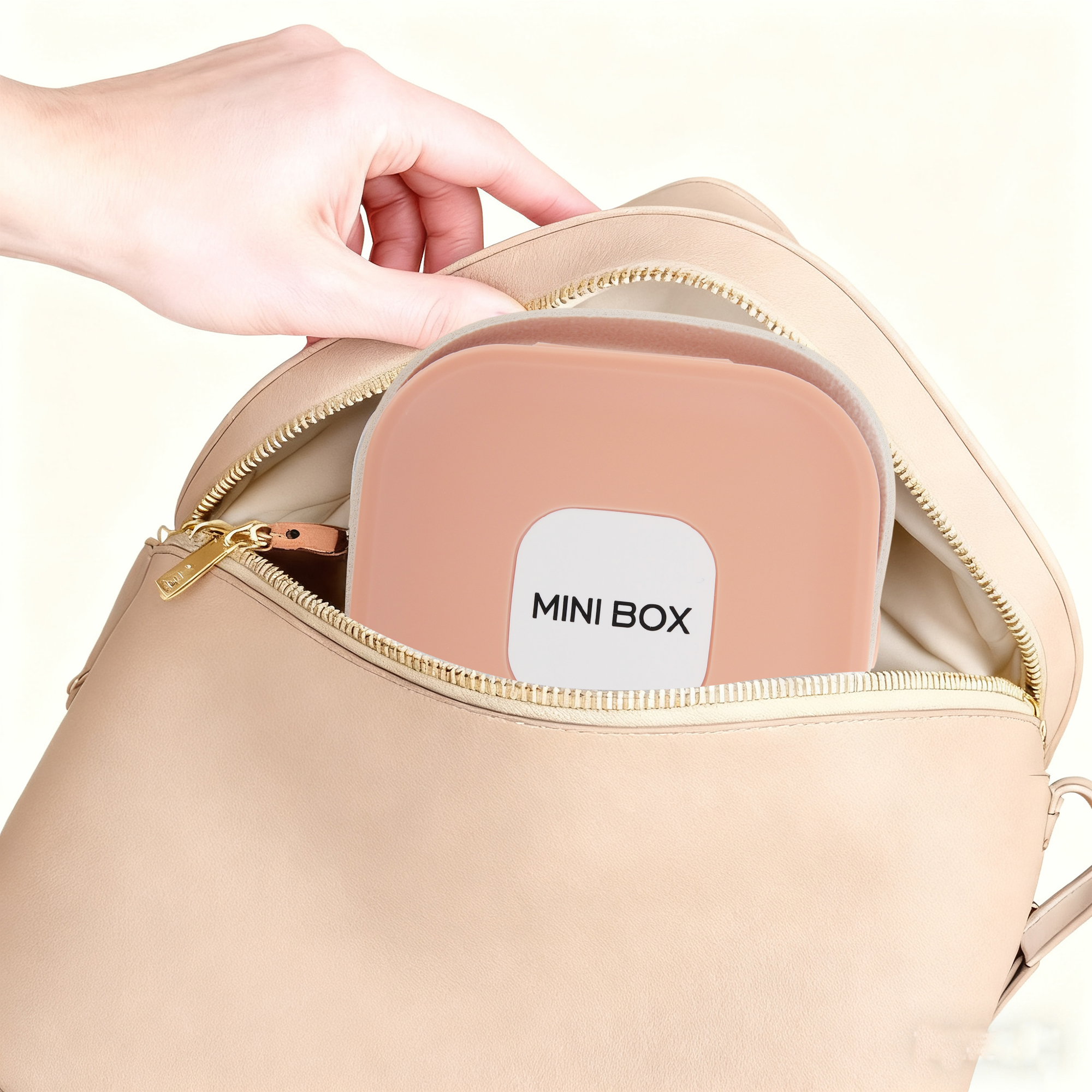 Unique Bargains Multi-Function Jewelry Box Jewelry Organizer Coral Pink