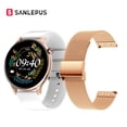 thumbnail image 1 of SANLEPUS 2023 nuevo reloj inteligente mujeres hombres impermeable Smartwatch Bluetooth llamadas oxígeno en sangre Monitor de ritmo cardíaco pulsera de Fitness Tan Jianjun unisex, 1 of 2