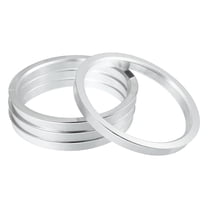 Unique Bargains 4pcs OD 106mm to ID 93.1mm Aluminium Alloy Car Hub Centric Rings Wheel Bore Center Spacer