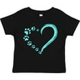 thumbnail image 3 of Inktastic Paw Print Heart Boys or Girls Toddler T-Shirt, 3 of 5